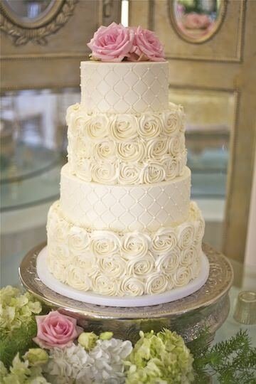 Bolo de Casamento com Texturas