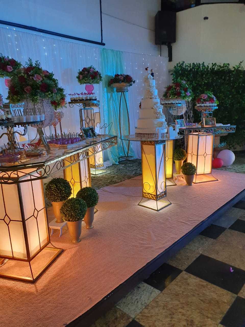 Casamento Paulo e Roberta - Riso's Buffet e Decorações Mesa