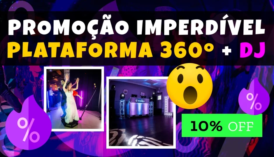 Promo Black Friday: Plataforma 360º + DJ com 10% OFF Promo Black Friday: Plataforma 360º + DJ com 10% OFF
